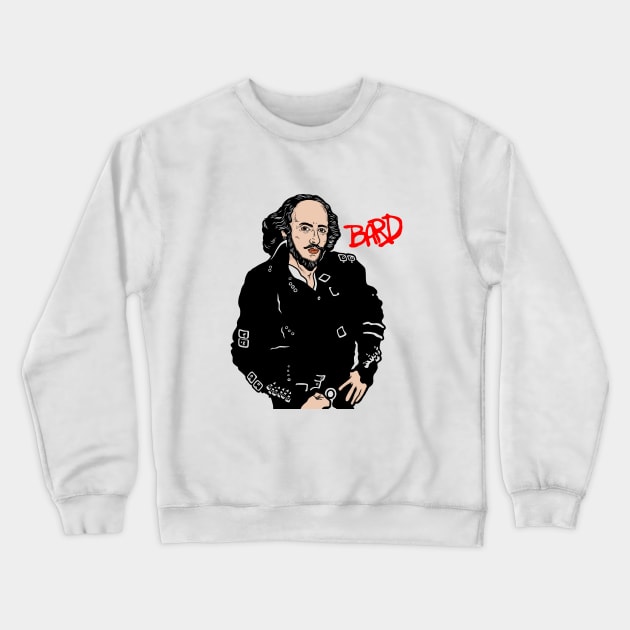 Bard Shakespeare Crewneck Sweatshirt by dumbshirts